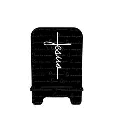 Porta-Celular Personalizado - GOSPEL 186 -  Jesus estilo cruz